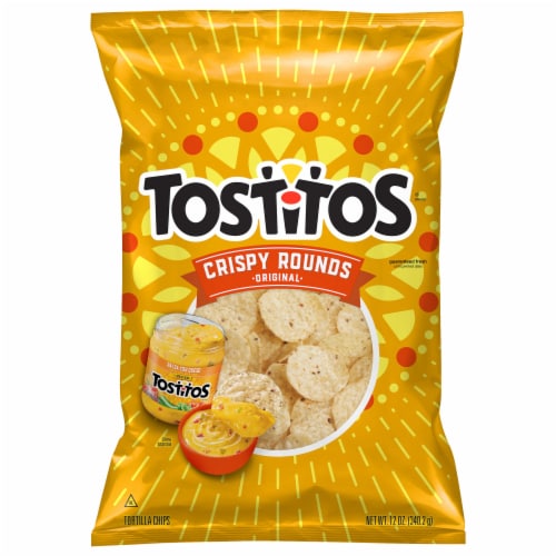 Tostitos Chip Tortilla Whi Corn Rnd