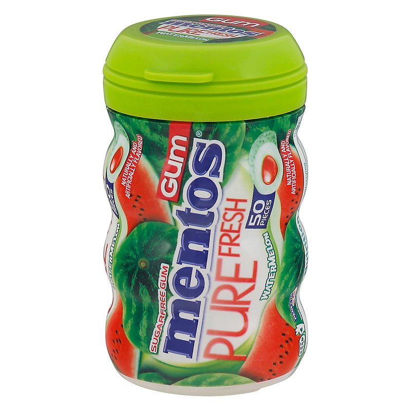 Mentos Gum Watermelon Fresh Bottle