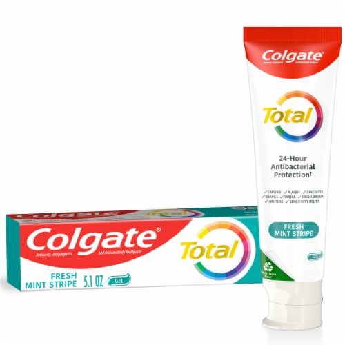 TOTAL TP MINT STRIPE GEL 5.1OZ CS SP