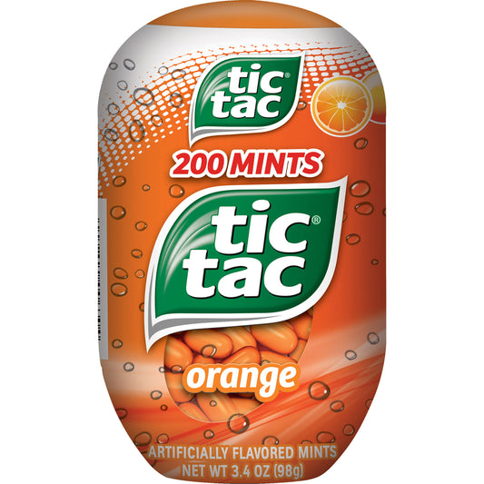 Tic Tac Mints Tic Tac Orange Bottle Pk