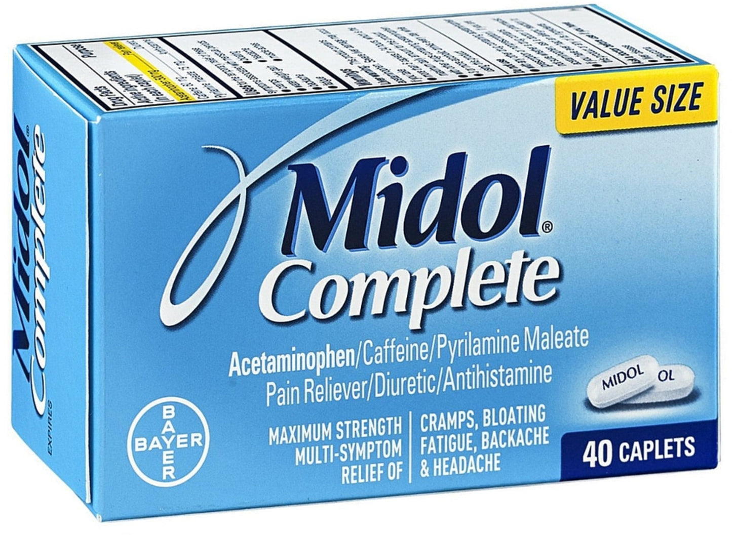 Midol Maximum Strength Caplets