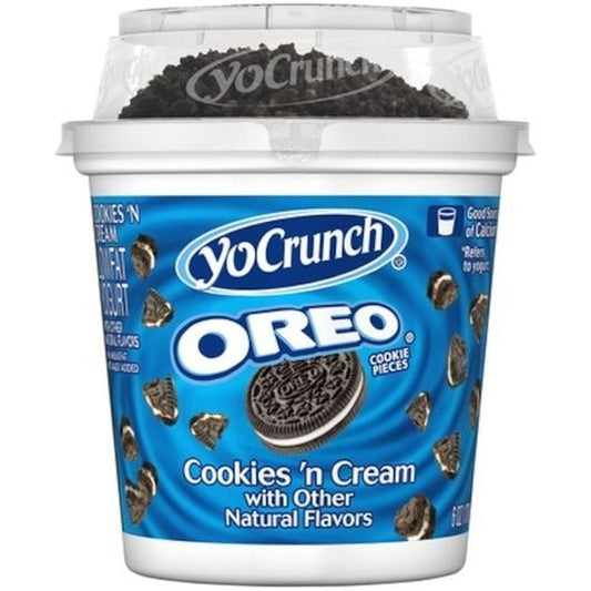 YoCrunch Yogurts by Bryers Yogurt Vanilla w/Oreo Cky&Crm