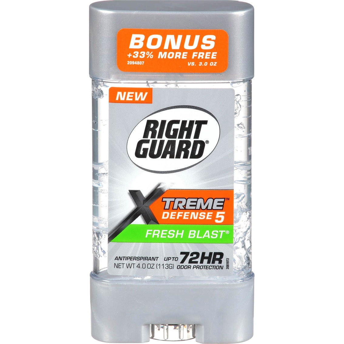 Right Guard Xtreme Defense AP Gel Fresh Blast