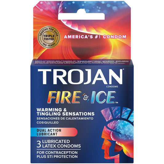 Trojan Fire & Ice Lubricated