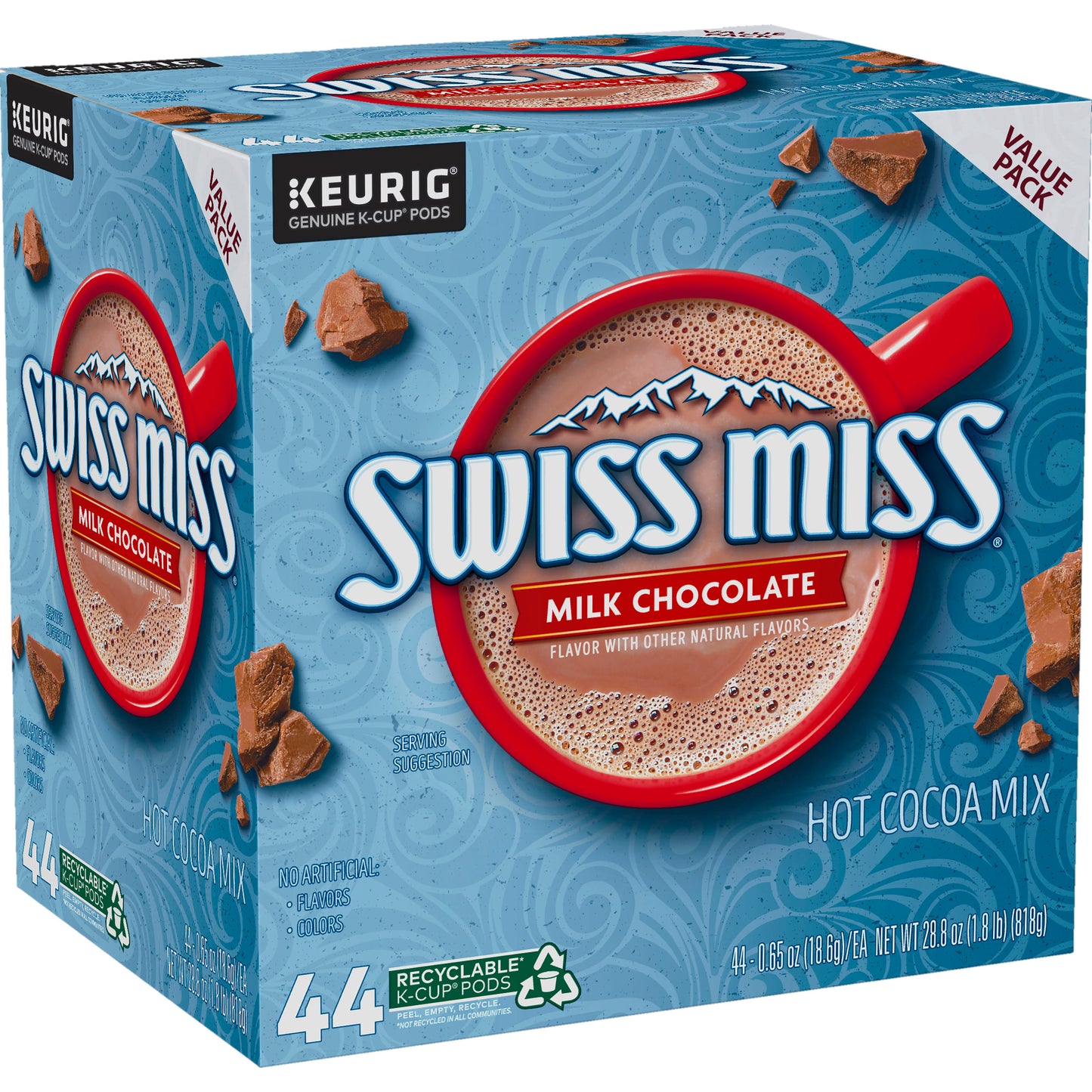 Swiss Miss Cocoa Hot Milk Chocolate K-cup