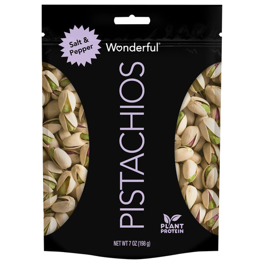 Wonderful Pistachios & Almonds Pistachios Salt & Pepper Bag