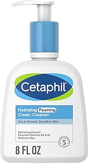 Cetaphil Hydrating Foaming Cream Cleanser 8 oz
