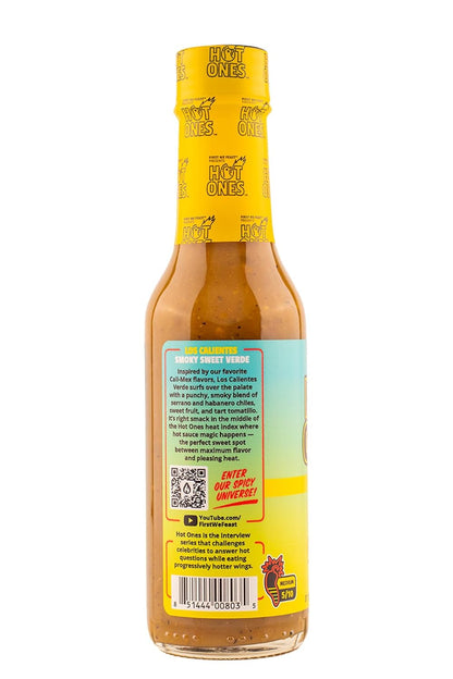 Hot Ones Los Calientes Verde Hot Sauce, 5 fl oz Bottles