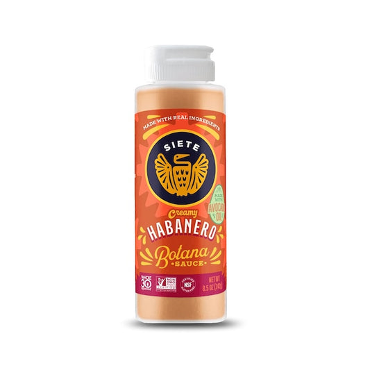 Siete Habanero Botana Hot Sauce | 8.5 Oz. Bottle