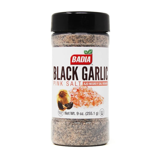Badia Black Garlic Pink Salt 9 oz