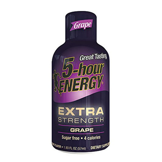 5 Hour Energy Drink Energy Grape Extra S