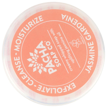 PACHA SOAP Jasmine Gardenia Whipped Soap, 8 OZ