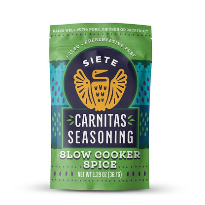 Siete Carnitas Seasoning Mix | Slow Cooker Spices