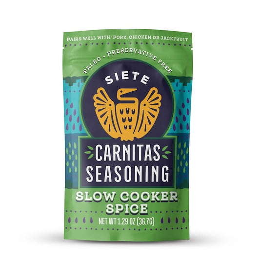 Siete Carnitas Seasoning Mix | Slow Cooker Spices