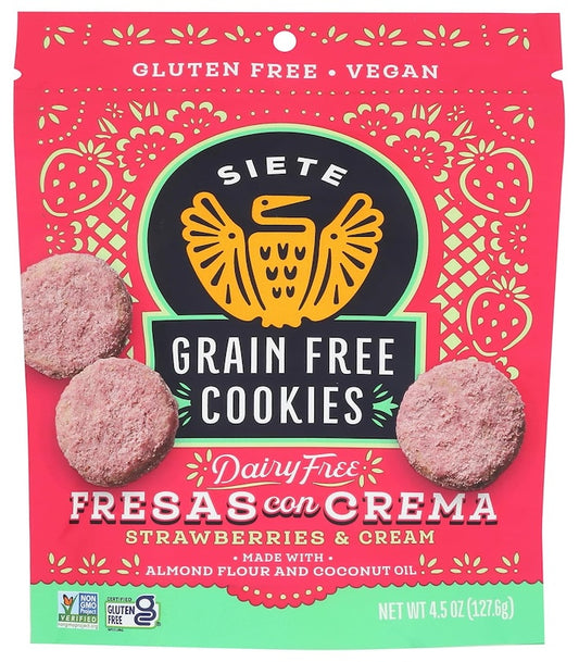 Siete Gluten Free Fresas Con Crema Cookies