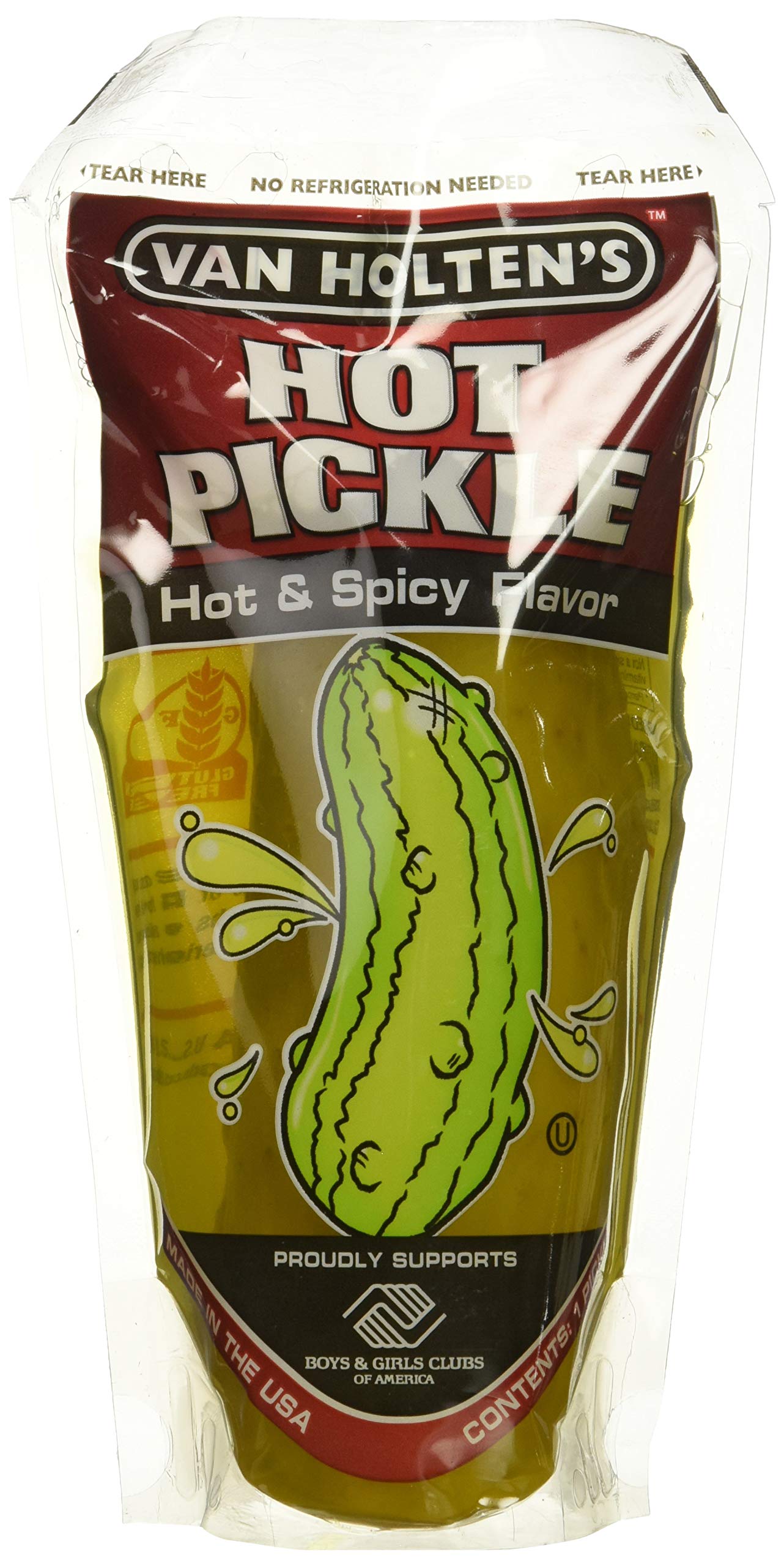 Van Holten Pickle #4 Large Hot In A Pouch