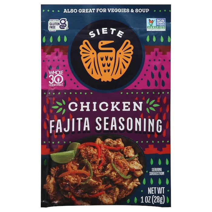 Siete Chicken Fajita Seasoning Mix | Seasoning for Chicken and Veggies