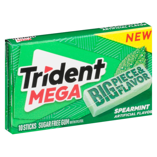 Trident Gum Mega Spearmint 10pc