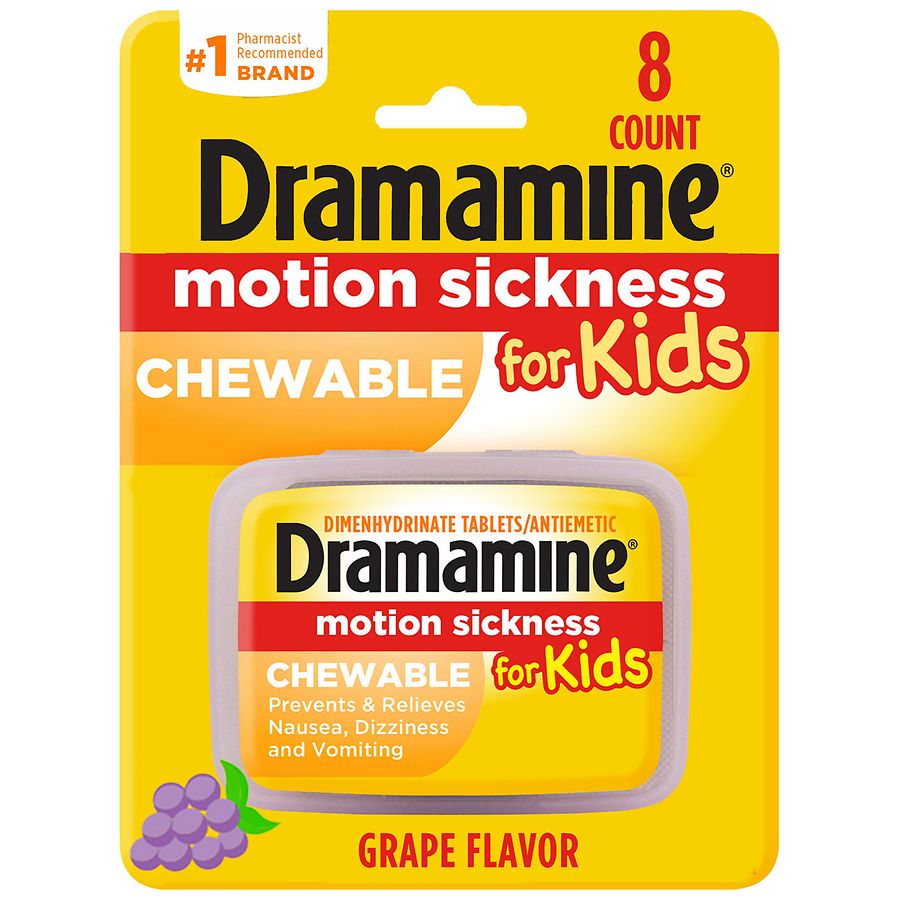 Dramamine Chewable for Kids Grape