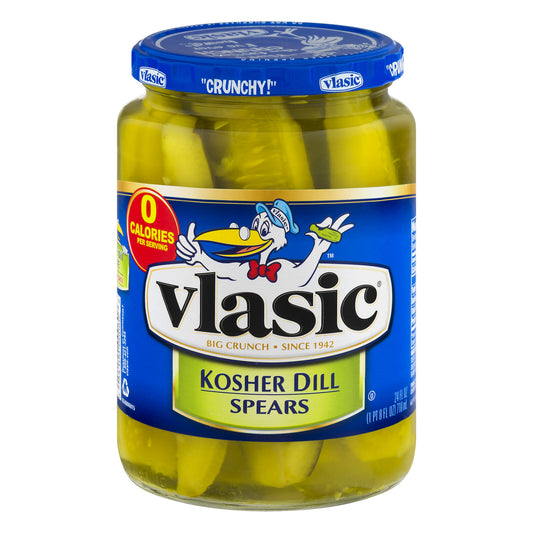 Vlasic Pickle Kosher Dill Sprs Glass