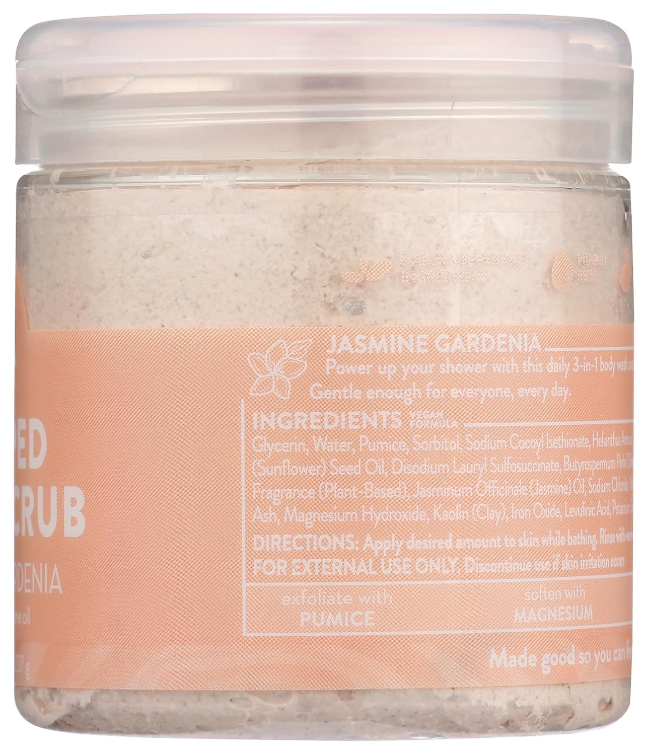 PACHA SOAP Jasmine Gardenia Whipped Soap, 8 OZ