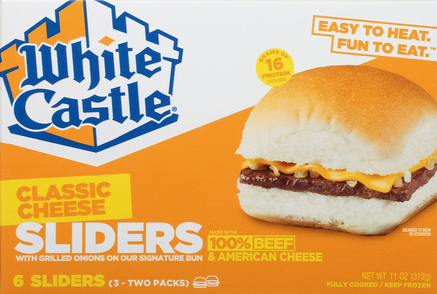 White Castle Sandwich Cheeseburger