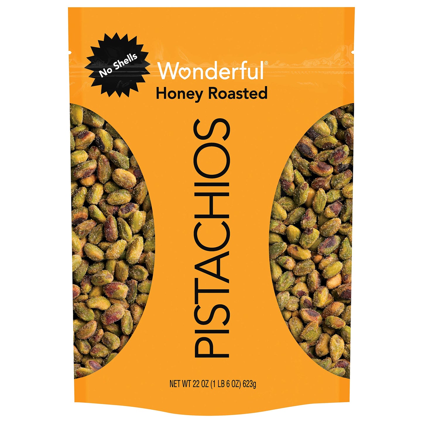 Wonderful Pistachios & Almonds Pistachio Honey Roasted NoShel