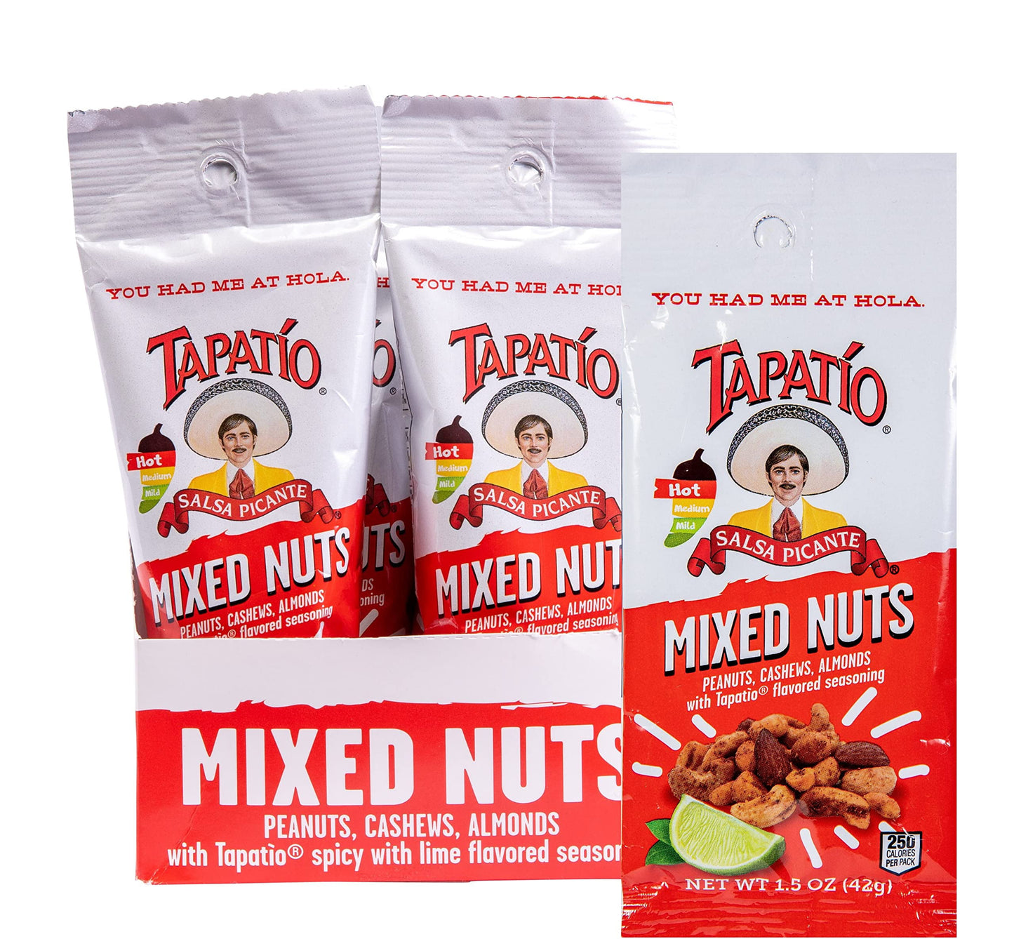 Tapatio Nuts Mixed Spicy Lime