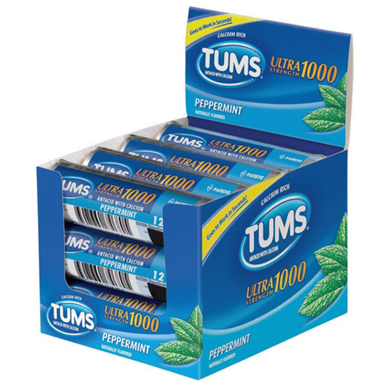 Tums Ultra Peppermint Single Roll