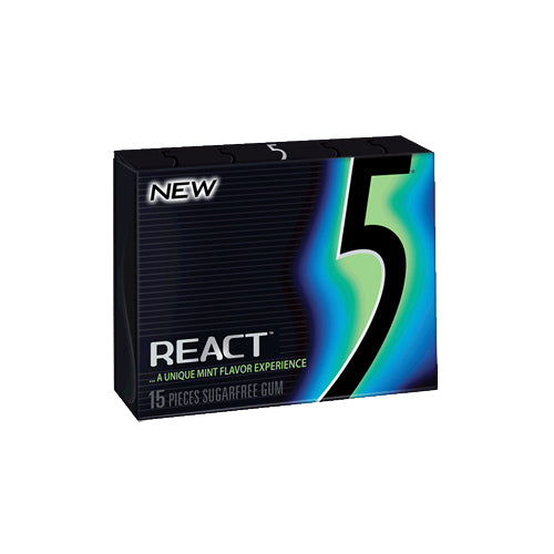 5 Gum Gum React Mint Slim Pack