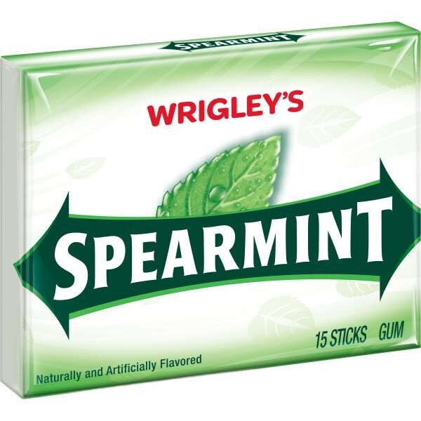 Wrigley Gum Spearmint Slim Pk 15 Stick