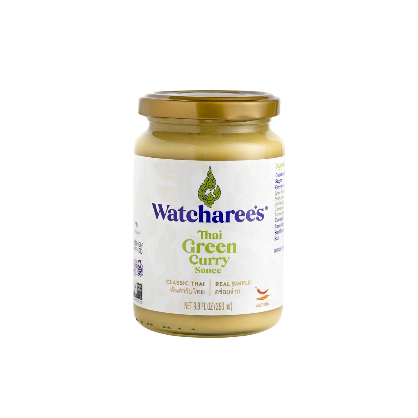 Watcharee's Thai Green Curry Sauce 9.8oz