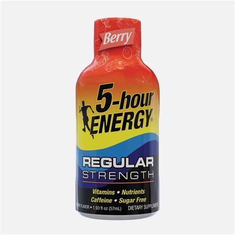 5 Hour Energy Drink Energy Berry Regular S