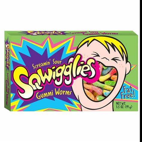 Taste of Nature Sour Sqwigglies Gummi Worms