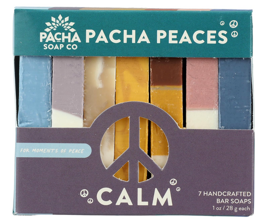 PACHA SOAP Calm Peaces Bar Soap, 7 OZ