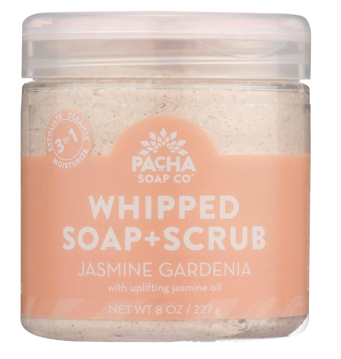 PACHA SOAP Jasmine Gardenia Whipped Soap, 8 OZ