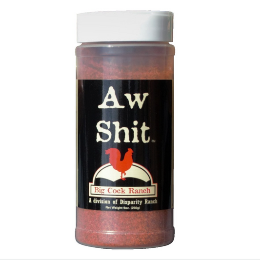 Aw Shit Hot n' Spicy Seasoning from Big Cock Ranch 9oz