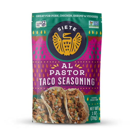 Siete Al Pastor Taco Seasoning Mix | Seasoning for Pork, Chicken, Shrimp, and Veggies