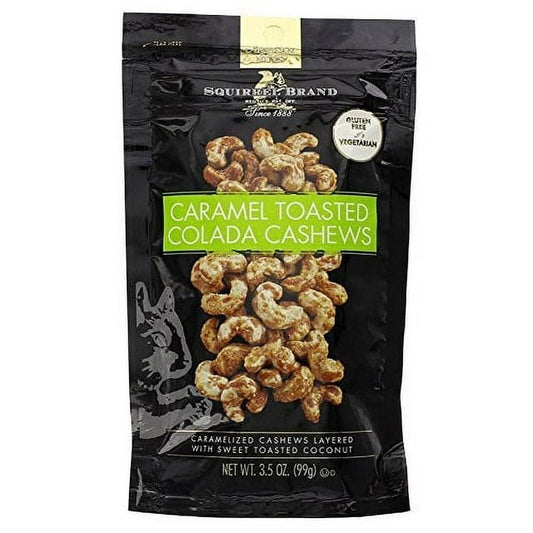 The Squirrel Brand Cashews Caramel Toasted Colada