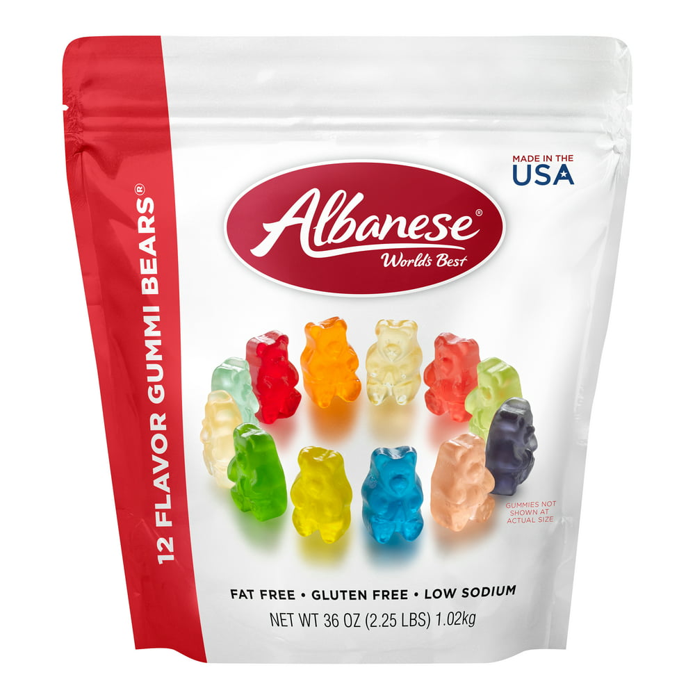 Albanese World's Best Gummi Bears 12 Flavor