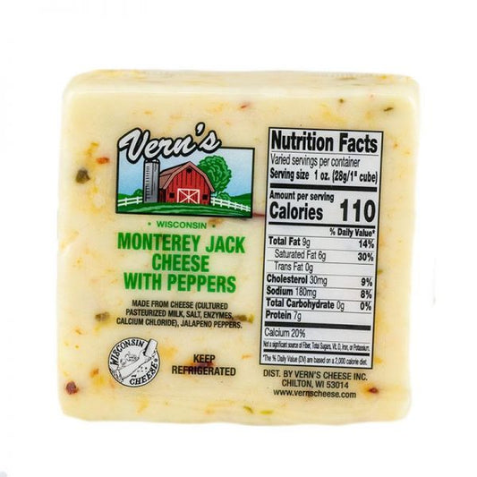 Wisconsins Best Pepper Jack Cheese