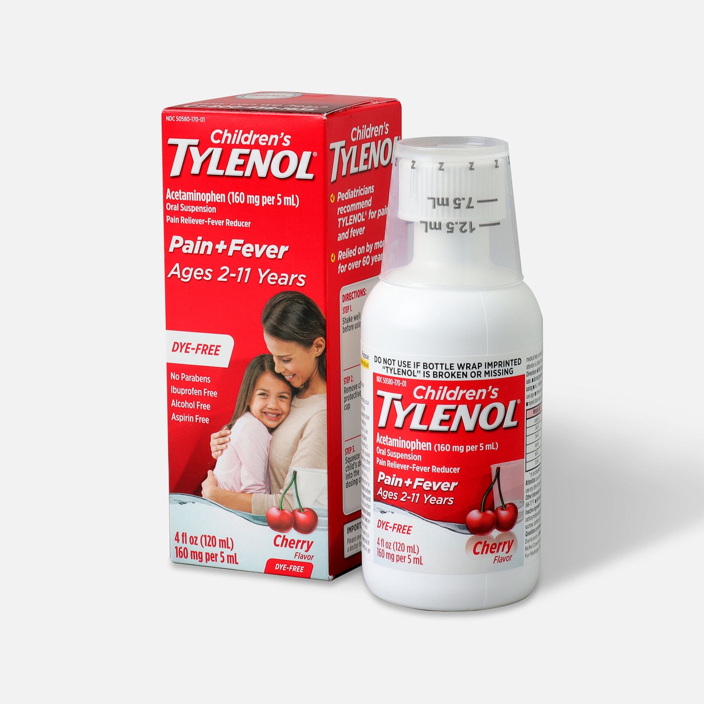 Tylenol Suspension Liquid Cherry