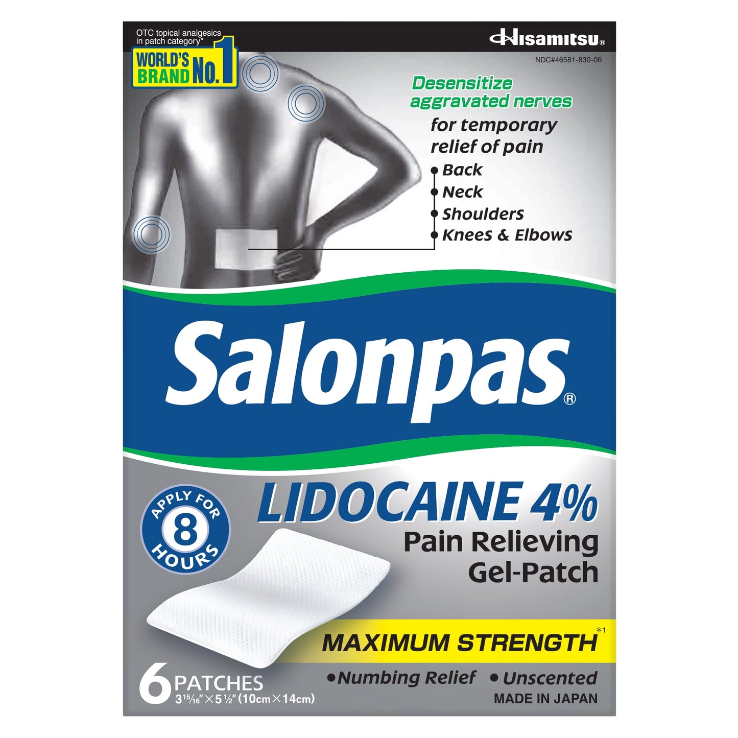 Salonpas Lidocaine Gel Patch