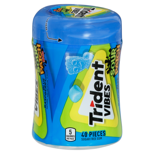 Trident Gum Sour Patch Blue Rspbry 40p