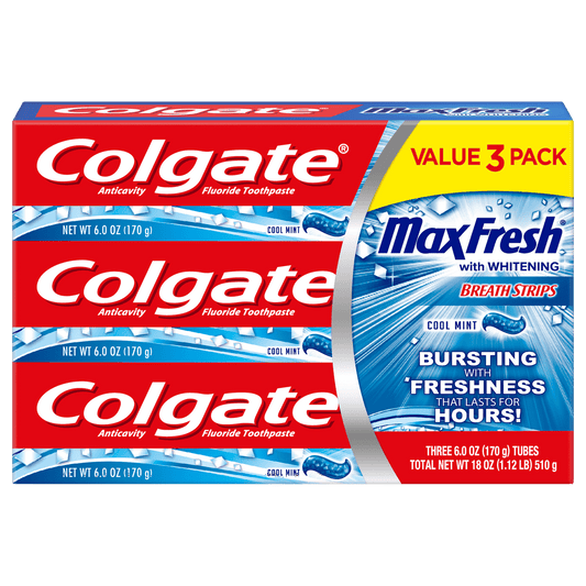 TP COLG DOUBLE FRESHNESS 3PCK 6OZ