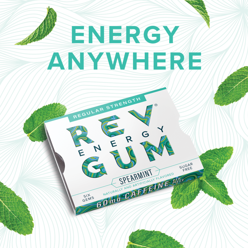 Rev Gum Gum Spearmint Regular Strength