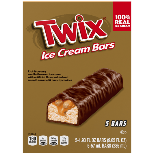 Twix Ice Cream Bar Twix 5ct