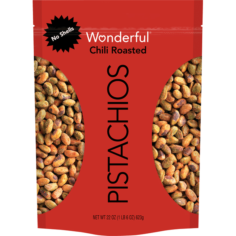 Wonderful Pistachios & Almonds Pistachio Chili Roasted NoShel