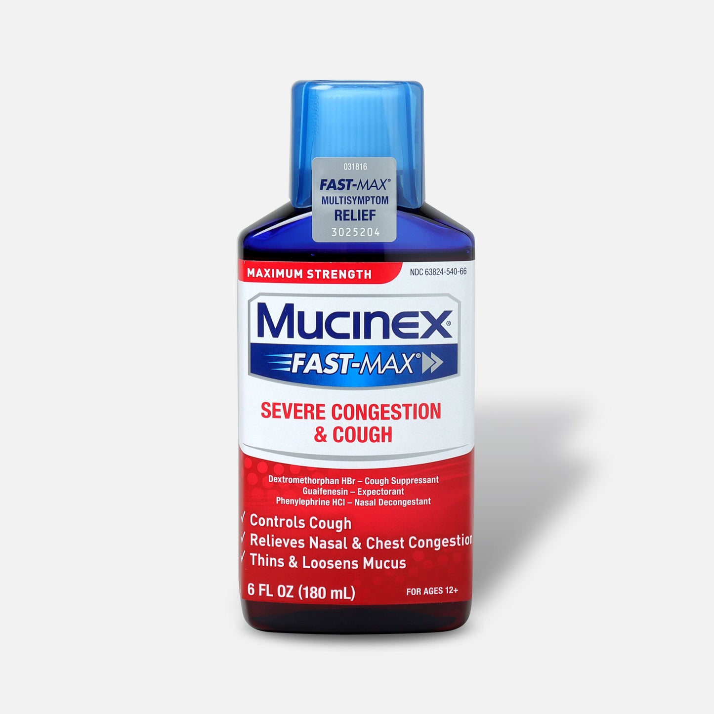 MUCINEX® FAST-MAX® Adult Liquid - Severe Congestion & Cough 6/6 oz.