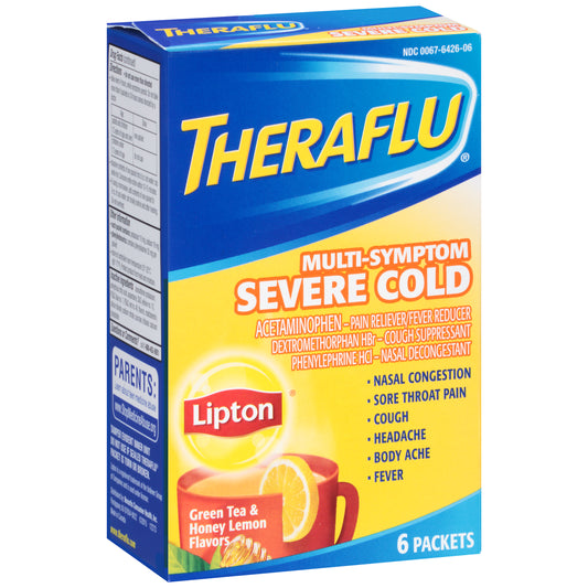 Theraflu Multi-Sympt Severe Cold w/Lipton